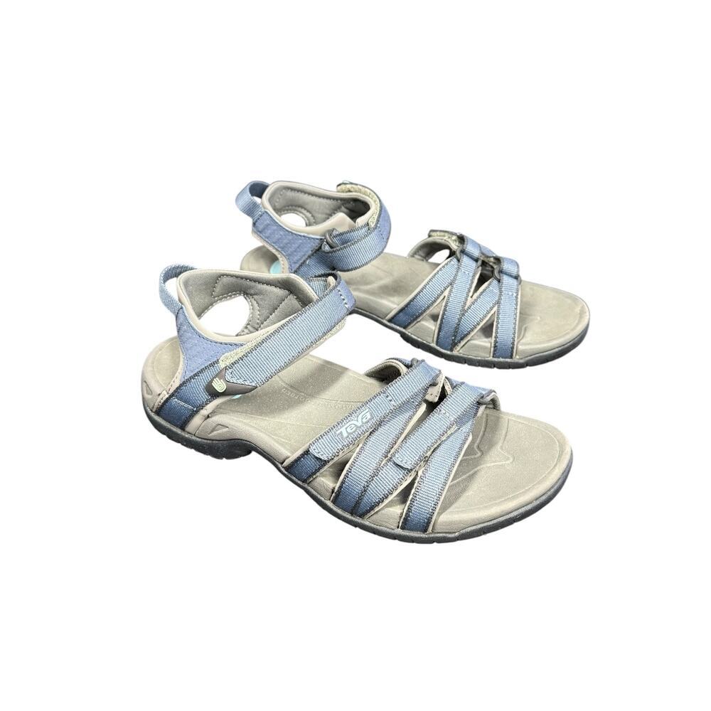 Teva Women's Tirra Sport Water Hiking All Terrain Sandals Blue Gray Size 6 - Picture 7 of 8